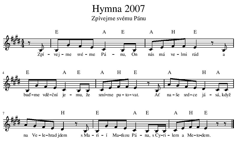 hymna velehrad 2007